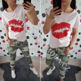 Dámské triko Kiss 2018! (Růžové)