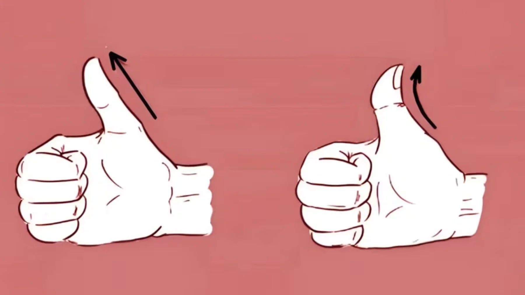 Test osobnosti: pokud takto zvedáte palec, jste možná kreativnější než průměrný člověk.