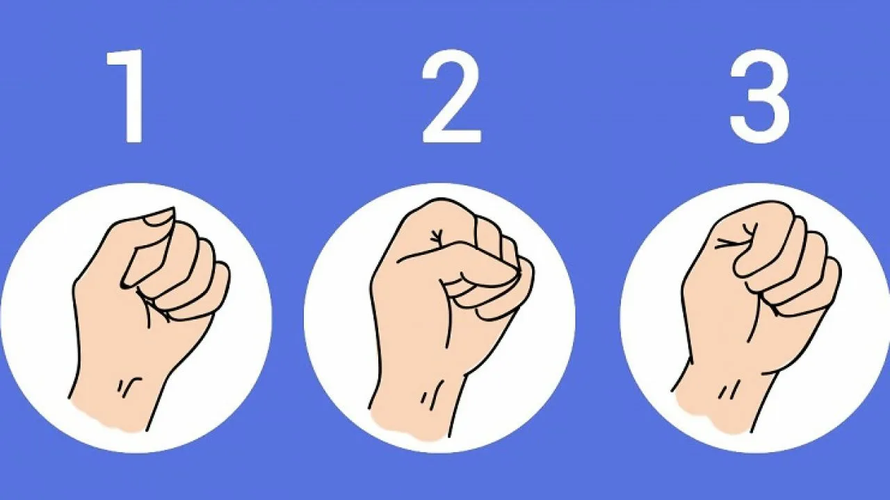 Osobnostní test: vyberte, jak zatínáte pěst, a zjistěte, jak se vyrovnáváte s problémy